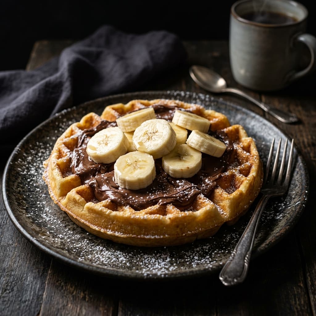 Nutella Banana Waffle